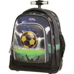 Polo Orbit Golden Ball Σχολική Τσάντα Τρόλεϊ Δημοτικού Μαύρη 965056-8424