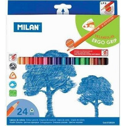 Milan Triangular Ξυλομπογιές Σετ 24τμχ 728324