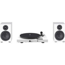 Pro-Ject Juke Box E1 HiFi Set Πικάπ με Ηχεία & Προενίσχυση Bluetooth White + Ortofon OM5e