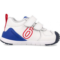 Biomecanics Παιδικά Sneakers Μποτάκια Λευκά Μπλε 261136-A825