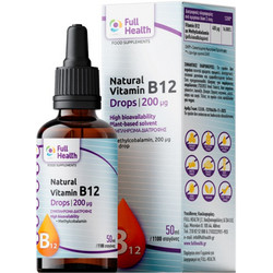 Full Health Natural Vitamin B12 Σταγόνες 50ml