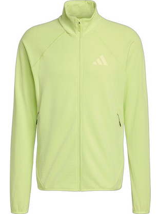 Adidas Ανδρική Ζακέτα Fleece με Φερμουάρ Lime KH4615
