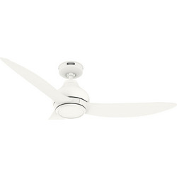 Hunter Kaleidoscope 52710 Ανεμιστήρας Οροφής 132cm 21W με Τηλεχειριστήριο Λευκός