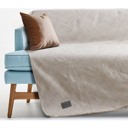 Lino Home Ριχτάρι Πολυθρόνας 180x180 Serpente Μπεζ