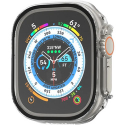 Switcheasy Hybrid Πλαστική Θήκη με Προστασία Οθόνης για Apple Watch Ultra 49mm Διαφανής