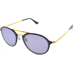 Enzo 17066 C5 Γυναικεία Γυαλιά Ηλίου Aviator Μεταλλικά Χρυσά με Μωβ Φακό