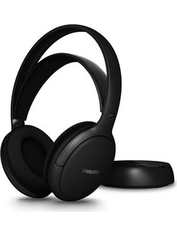 Philips SHD6000 Ασύρματα RF Ακουστικά Τηλεόρασης On Ear Μαύρα