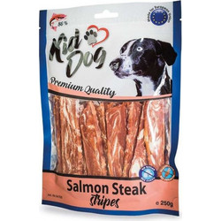 Kid Dog Salmon Steak Strips 250gr