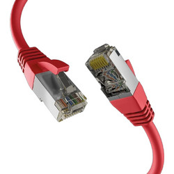 EFB Elektronik S/FTP Cat.8.1 Καλώδιο Δικτύου Ethernet 15m Red EC020200297