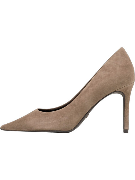 Tamaris Γόβες Suede με Τακούνι Στιλέτο Μπεζ 1-22480-42-378