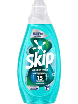 Skip Wonder Wash Ultra Refresh Υγρό Απορρυπαντικό Πλυντηρίου 37 Μεζούρες 1.48lt