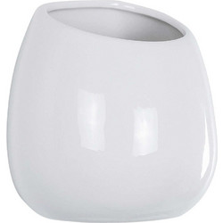 Globostar Grenada Κασπώ Χωρίς Σχέδιο Πήλινο Λευκό 12x13cm 20537