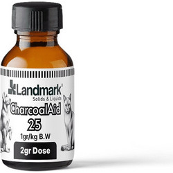 Landmark CharcoalAid Ενεργός Άνθρακας Σκύλου & Γάτας για Γαστρεντερικές Διαταραχές σε Σιρόπι 4x2gr