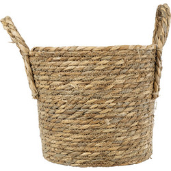 Globostar Tinos Κασπώ Καλάθι Δαπέδου Μπεζ 25x20cm 20290