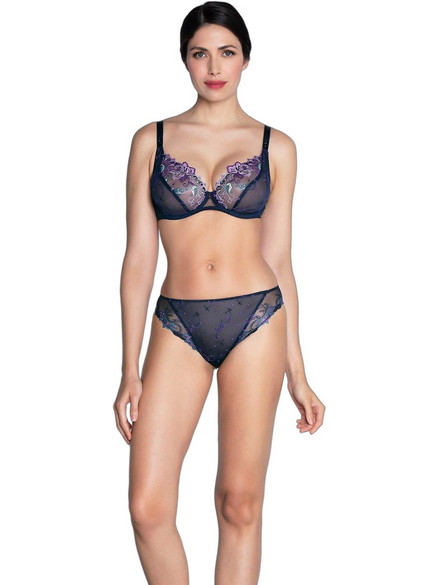 Lise Charmel Deesse Desirs Σουτιέν Τριγωνάκι με Μπανέλα Navy Μπλε BCH6777D
