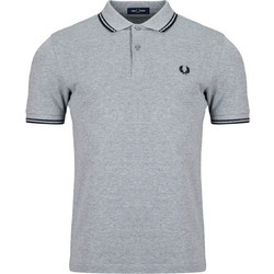 Fred Perry Ανδρική Μπλούζα Polo Κοντομάνικη Γκρι M3600-88C