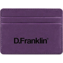 D.Franklin Μικρό Γυναικείο Πορτοφόλι Καρτών Μωβ DFKWAL001-0039