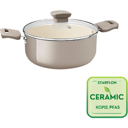 Tramontina Κατσαρόλα Αλουμινίου Κεραμική 24cm 4.8lt 28623/324