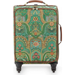 Pip Studio 51275027 Βαλίτσα Καμπίνας 47x35x22cm με 4 Ρόδες Πράσινη