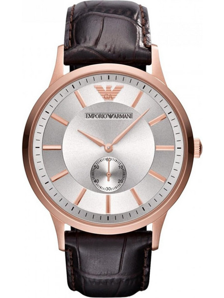 Armani Exchange Ανδρικό Ρολόι με Καφέ Δερμάτινο Λουράκι AR9101L