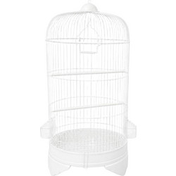 Skynest Κλουβί Πτηνών Λευκό 33.5x33.5x73cm