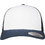 Flexfit Καπέλο Jockey με Δίχτυ Snapback Υφασμάτινο Λευκό Μπλε 6606CF-01132