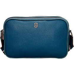 Bag to Bag Γυναικεία Τσάντα Χιαστί από Δερματίνη Πετρόλ με Ιμάντα 8062