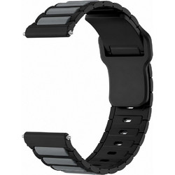 Hoco WH27 Λουράκι Σιλικόνης Black / Grey (Universal 22mm)