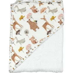 Baby Star Forest Friends Βρεφικό Μπουρνούζι Κάπα Λευκό