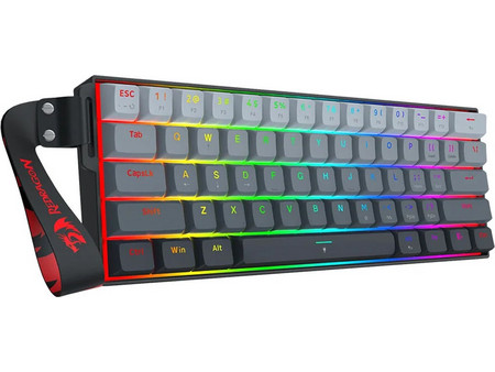 Redragon Fizz Μηχανικό Gaming Πληκτρολόγιο 65% με Magnetic Διακόπτες RGB Black