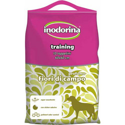 Inodorina Fiori Di Campo Επιδαπέδιες Πάνες Σκύλου με Άρωμα 60x60cm 10τμχ