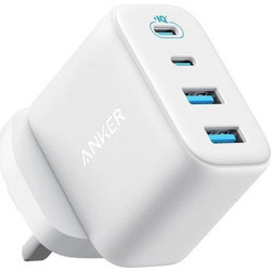 Anker Zolo Φορτιστής χωρίς Καλώδιο με 2 Θύρες USB-A & 2 Θύρες USB-C 50W Power Delivery White