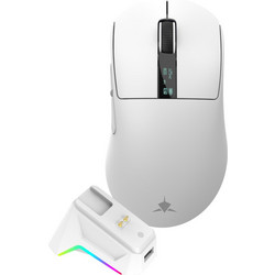 White Shark Gawain Ασύρματο Gaming Ποντίκι 12000 DPI White