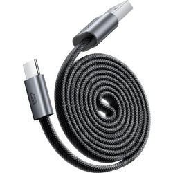 Mcdodo CA-1200 Magnetic Braided Flat USB-A to USB-C 1m Black