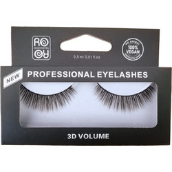 RO Accessories EY149 Βλεφαρίδες Ενιαίες Σετ με Κόλλα 2τμχ