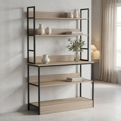Pakoworld Oranis Βιβλιοθήκη 105x38x165cm 230-000270