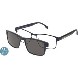 Solano CL10196 B Ανδρικός Σκελετός Γυαλιών Οράσεως με Clip-On Κοκάλινος Μπλε