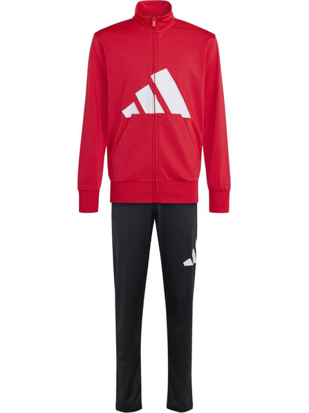 Adidas Παιδικό Παντελόνι Φόρμας Κόκκινο Μαύρο KQ7818