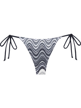 Mc2 Saint Barth Bikini String Μαύρο Λευκό MRL0001-08968L