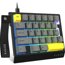 Ajazz AK029 Μηχανικό Gaming Keypad με Ice Land Διακόπτες RGB Black Grey