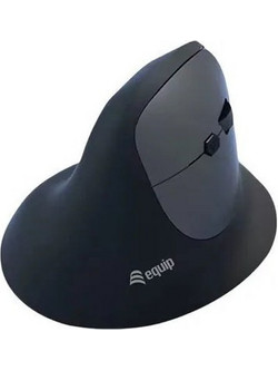 Equip 245120 Ασύρματο Bluetooth Ποντίκι Vertical Black