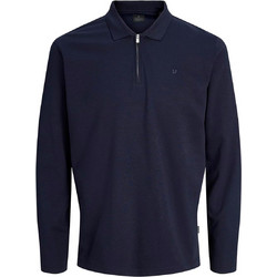 Jack & Jones Ανδρική Μπλούζα Polo Μακρυμάνικη Navy Μπλε 1229923119