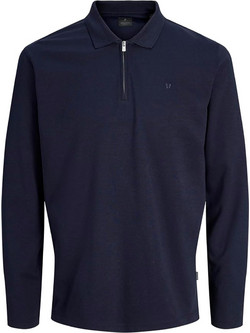 Jack & Jones Ανδρική Μπλούζα Polo Μακρυμάνικη Navy Μπλε 1229923119