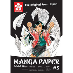 Sakura Manga Μπλοκ Σχεδίου A5 Bristol 250gr/m² 20 Φύλλα
