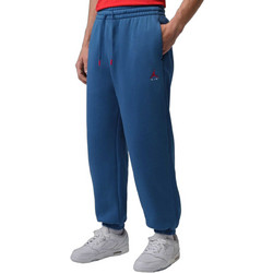 Jordan Brooklyn Ανδρικό Παντελόνι Φόρμας Fleece με Λάστιχο Navy Μπλε IM8906-485