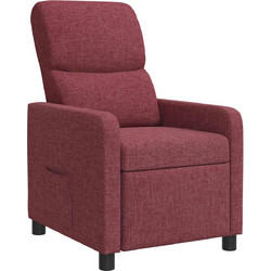 vidaXL Πολυθρόνα Relax Ανακλινόμενη Κόκκινη 42034820