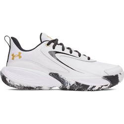 Under Armour Lockdown 8 Ανδρικά Αθλητικά Παπούτσια για Μπάσκετ Λευκά 6009400-100