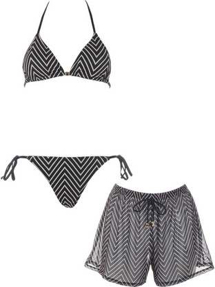 Gsecret Bikini Set Τριγωνάκι Μαύρο C6311-36309