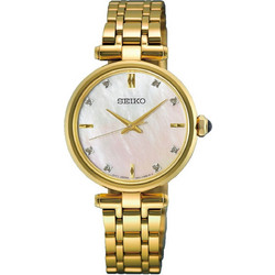 Seiko Conceptual Γυναικείο Ρολόι με Χρυσό Μεταλλικό Μπρασελέ HGH008P1