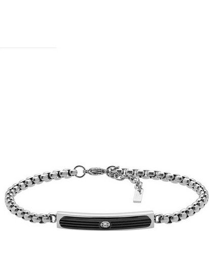 U.S. Polo Assn. Ανδρικό Βραχιόλι Ταυτότητα από Ατσάλι Ασημί JW9312BR